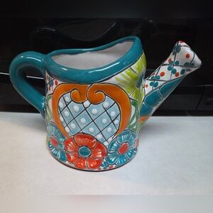 Talavera Watering Can Planter 5.5"